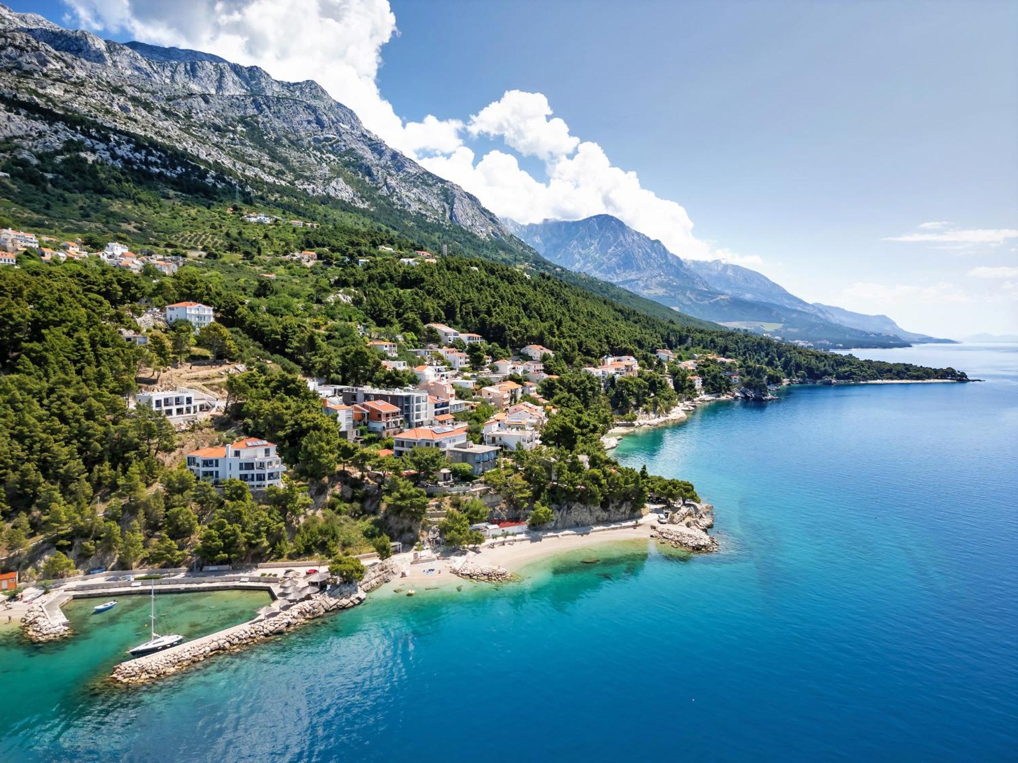 Villa Lito - Only 50M From Sea! - Makarska Exklusiv Brela Exteriör bild